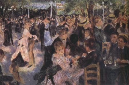 Pierre-Auguste Renoir Ball at the Moulin de la Galette (nn03) France oil painting art